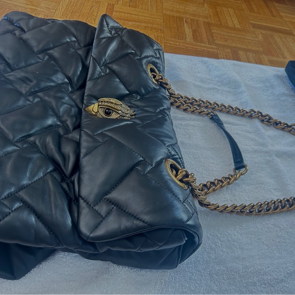 Kurt Geiger Black Quilted XXL Kensington Bag - Picture 2 of 8